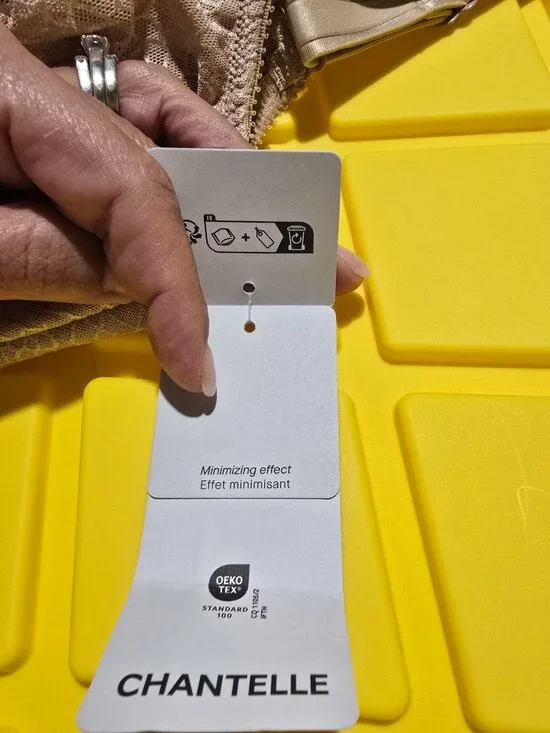 Chantelle 1891 Ultra Lace Bra 34GG 34J Nude Beige Unlined Underwire NWT NEW - Picture 9 of 16